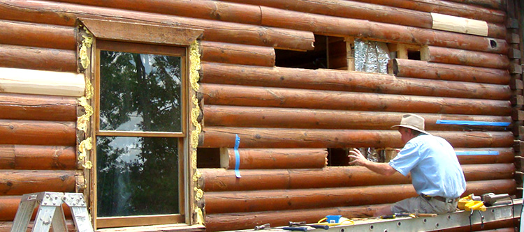 Log Home Repair Isle Saint George, Ohio